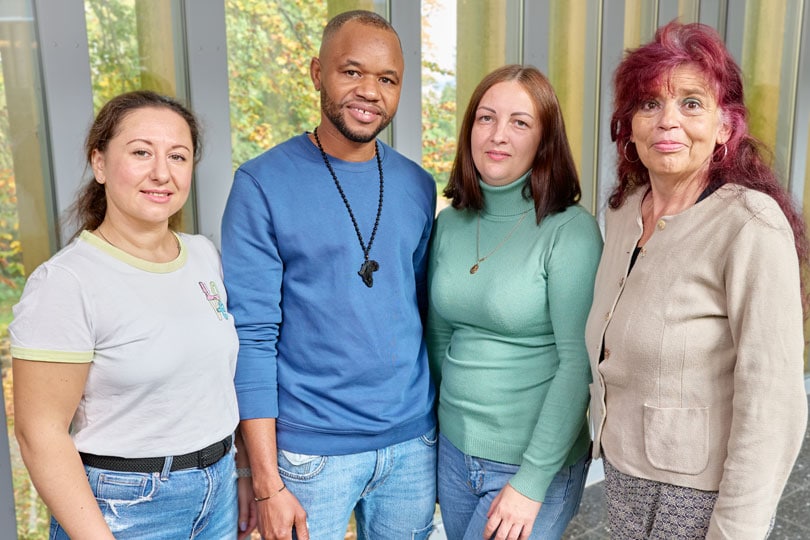Gina Azamatova, Boubou Traore, Tanja Reutska, Maria Grimm